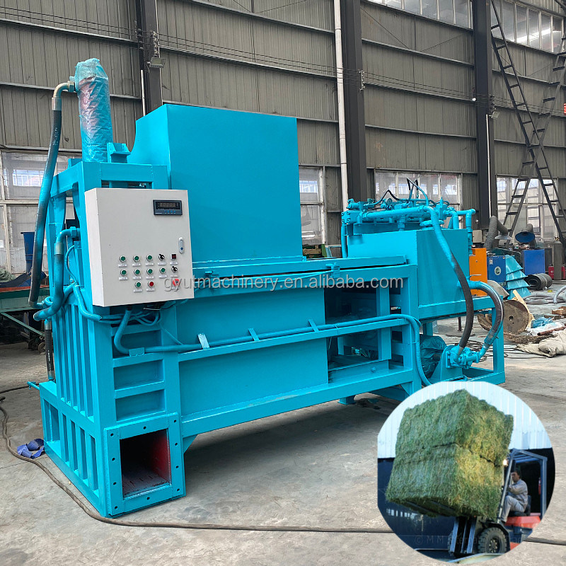 Square Baler 29kg Horizontal Hydraulic Wheat Straw Pressing Baling Machine for Alfalfa
