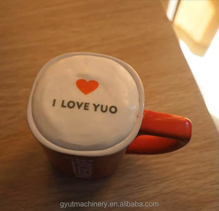 Smart Inkjet Mini Color Coffee Printers 3D Food Cake Printing Machine for Commercial