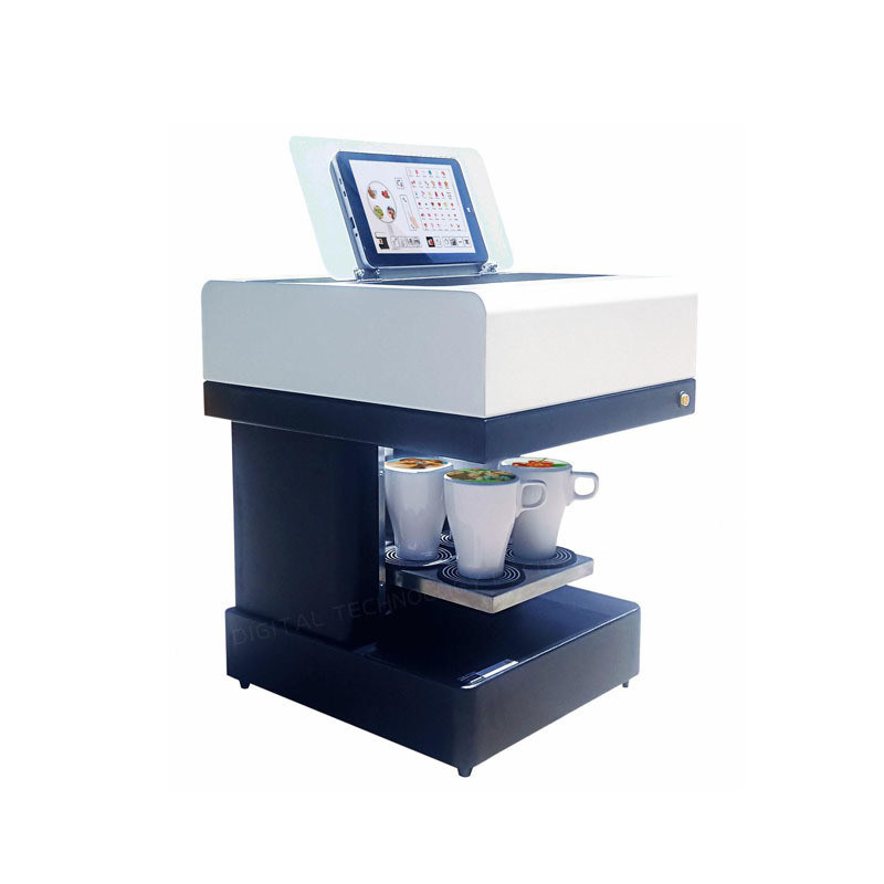 4 Color CMYK Inkjet Printer for DIY Printing of Coffee Food Rose and Flower at Affordable