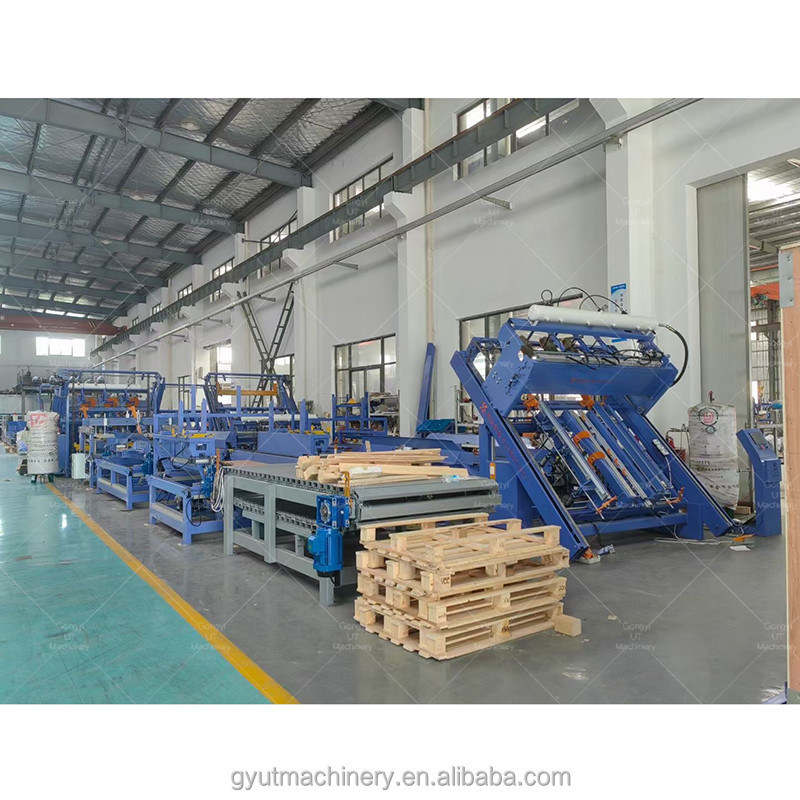 Full Automatic Pallet Nailing Machine for Euro Wood Pallets 2-2.5m3/24H Capacity