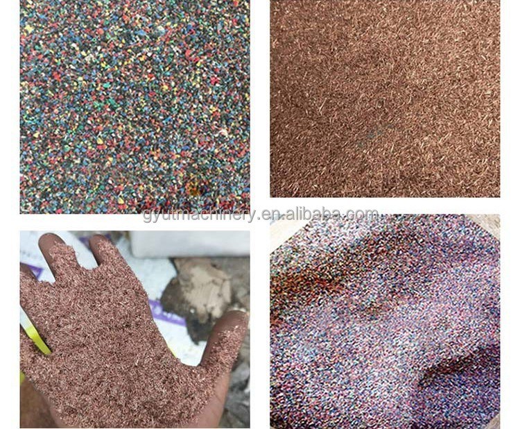 25KW Electric Cable Wire Scrap Recycling Machine Small Size Copper Wire Granulator Machines