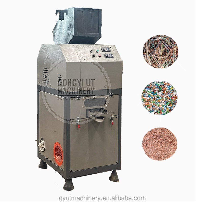 Scrap Cable Crusher Copper Wire Granulator Separator Recycling Machine Line for 2000L/H