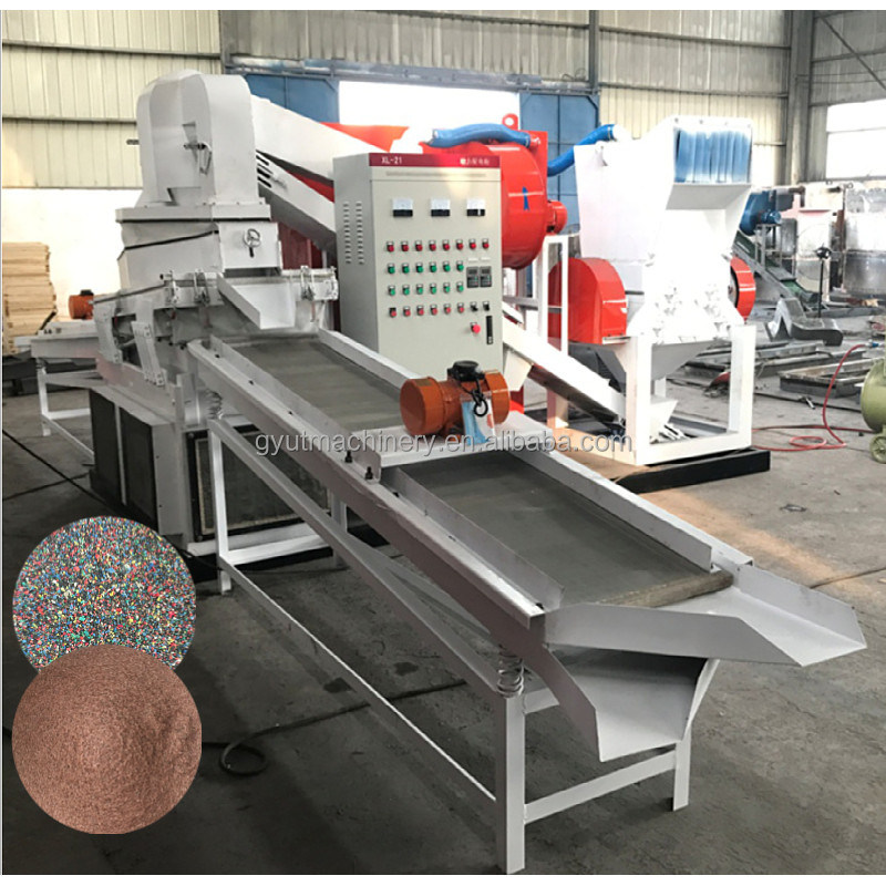 Scrap Cable Crusher Copper Wire Granulator Separator Recycling Machine Line for 2000L/H