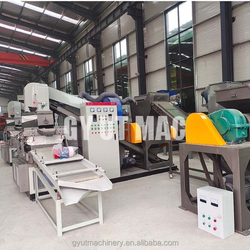 Scrap Cable Crusher Copper Wire Granulator Separator Recycling Machine Line for 2000L/H
