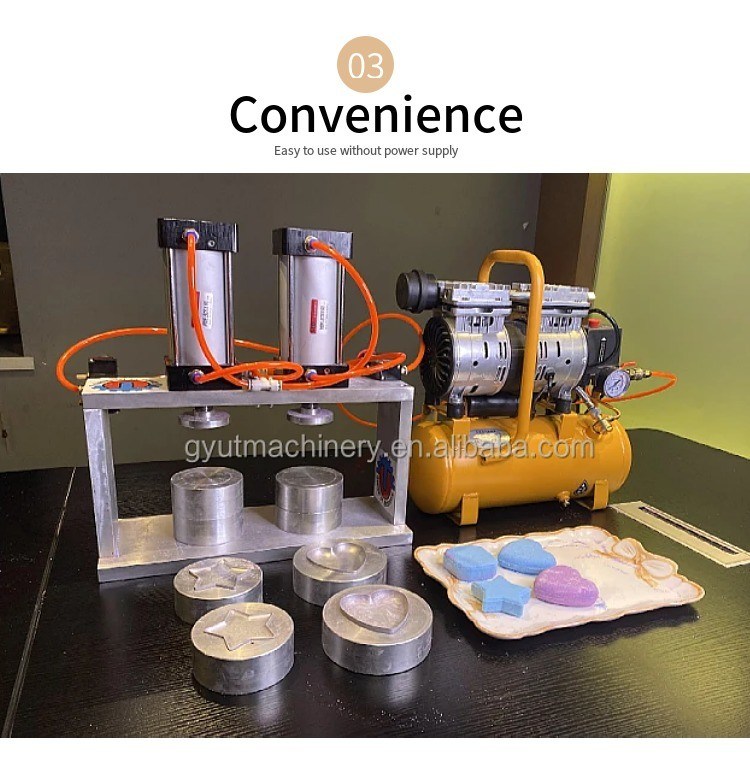 Mineral Salt Block Press Machine for Customized Bath Fizzer and Shower Bomb Production