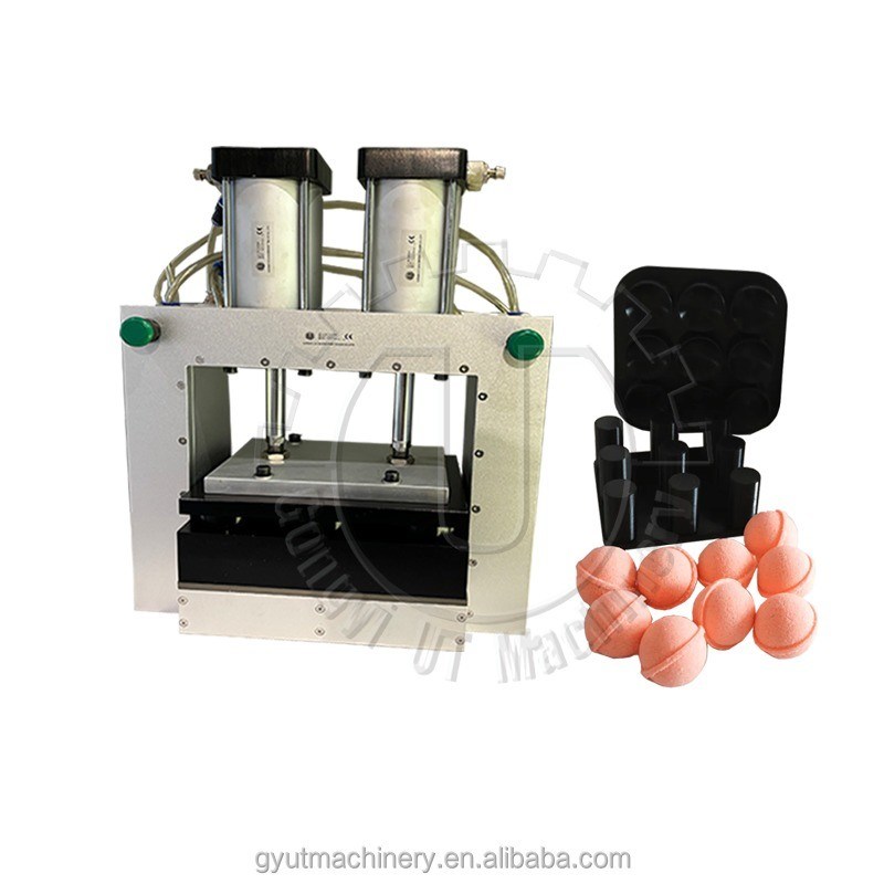 Technology Pneumatic Press Bath Salt Bomb Ball Making Machine for Desk Top Sale in Korea