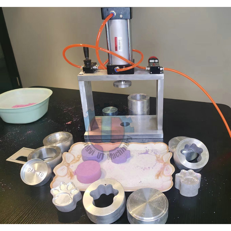 Industrial Professional Small 2 Piston Bath Bomb Making Machine for Quick Production