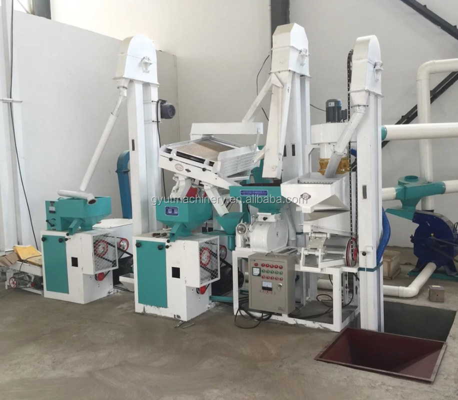 20 Ton Rice Millet Milling Plant with Color Sorter Competitive and Raw Material Rice