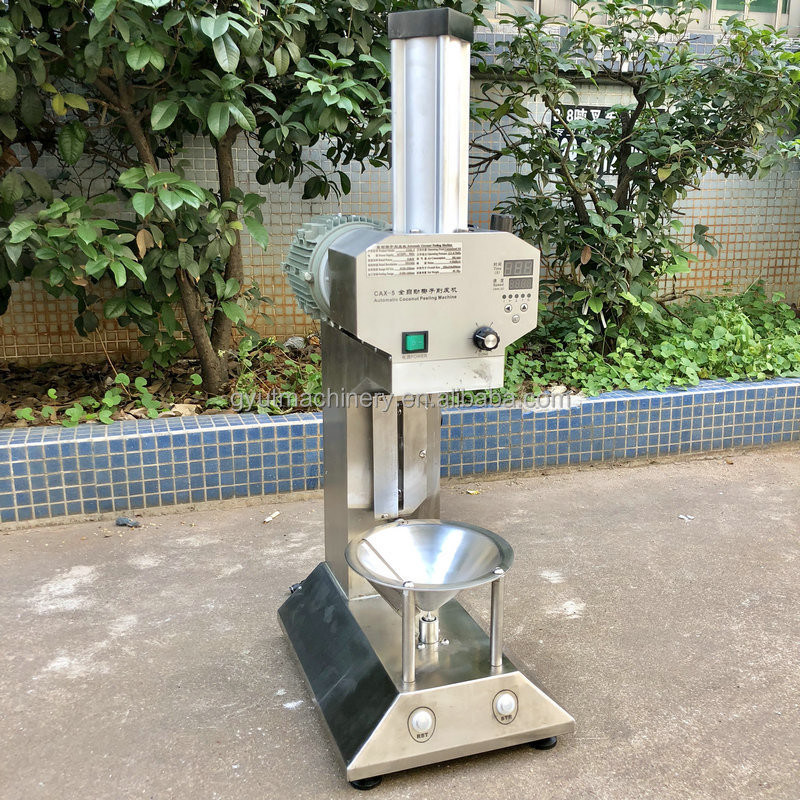 Upgrade Your Sliver Production Game with 0.8kw Green Coconut Peeler Trimming Dehusker