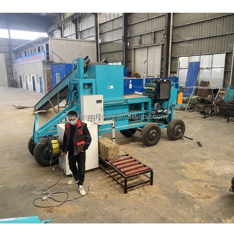 Highly Baler Machine for Wood Shavings Sawdust Rice Husk and Sheep Wool 2300*4000*2600mm
