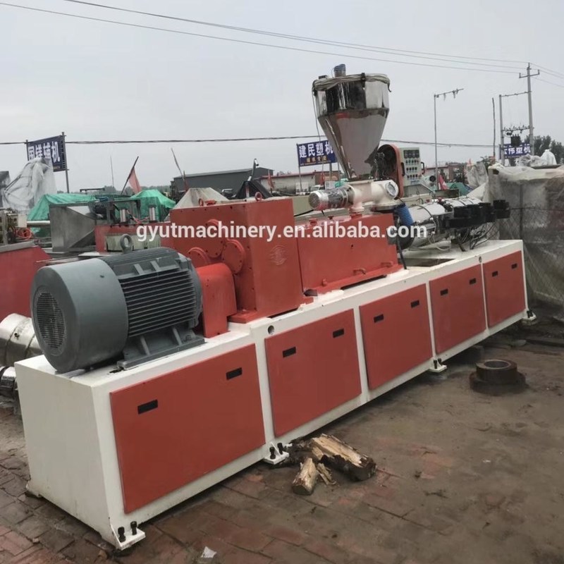 Second Hand Counter-Rotating Conical Twin-Screw Extruder Complete Mold for Plastic Pipe