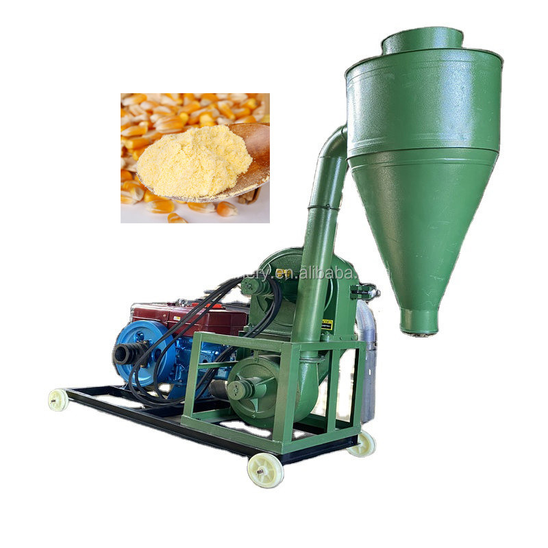 280mm Rotor Diameter Animal Food Grinder for Fine Grinding and 500kg/hour Production