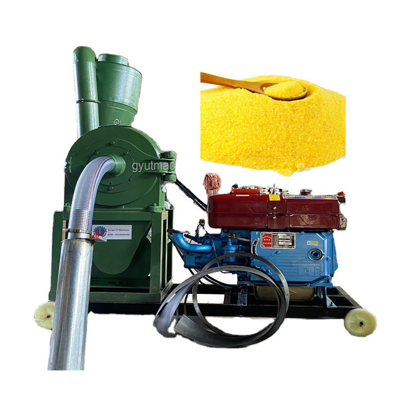 280mm Rotor Diameter Animal Food Grinder for Fine Grinding and 500kg/hour Production