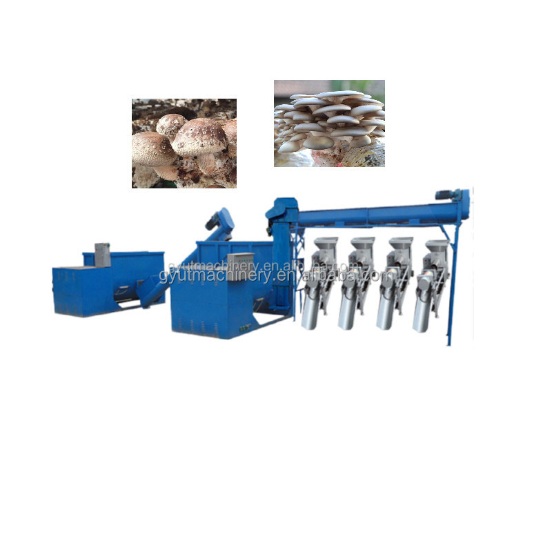 Oyster Shiitake Mushroom Cultivate Bag Filling Production Line with Customizable Color