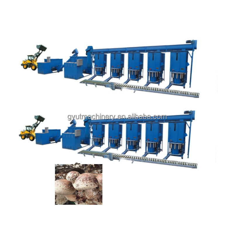 Oyster Shiitake Mushroom Cultivate Bag Filling Production Line with Customizable Color