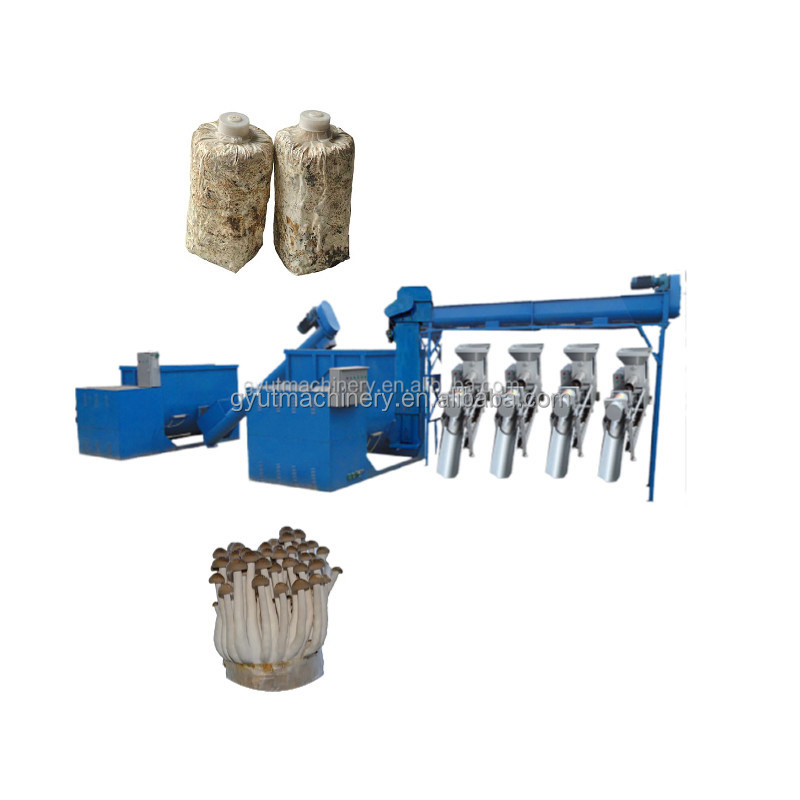 600-800bag/h Capacity Multi-functional Mushroom Bagging Equipment in Customizable Color