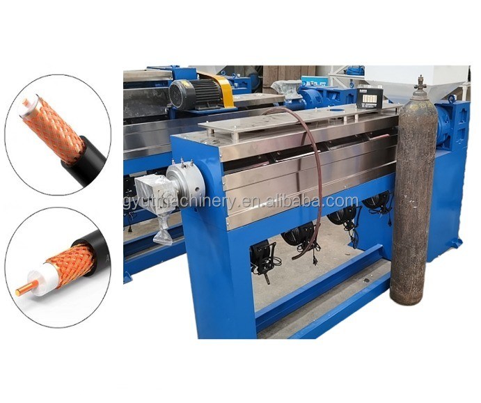 3 Phase Insulation Copper Wire Cable Making Machine for Coaxial Cable Production