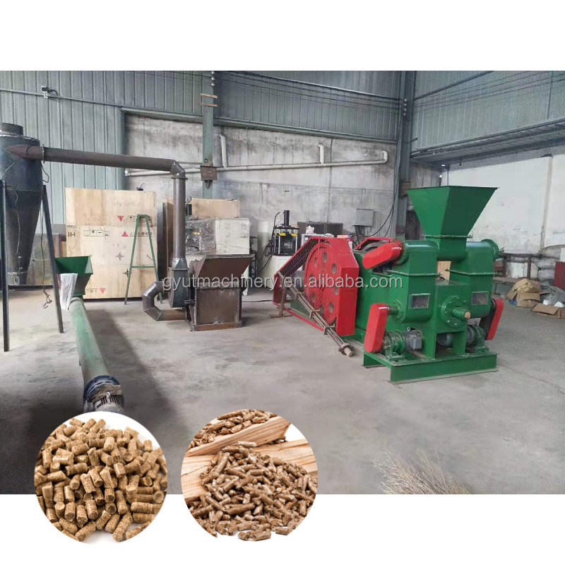 1750*1250*680 Hydraulic Biomass Wood Briquette Machine for Straw Briquette Production