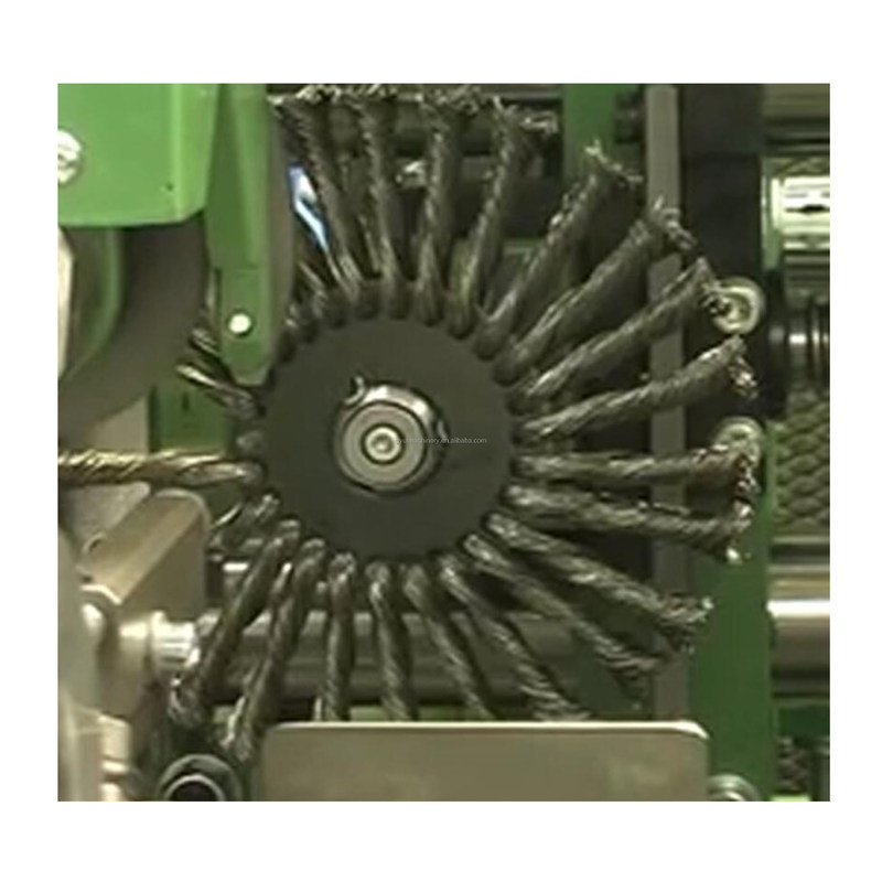 PLC Controlled High Yield Wire Twisting Brush Machine for Steel Wire Wheel Production