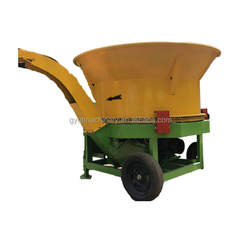 Make Animal Feed with Alfalfa Hay And Grass Straw Rotary Bale Shredder Grass Cutter Machine
