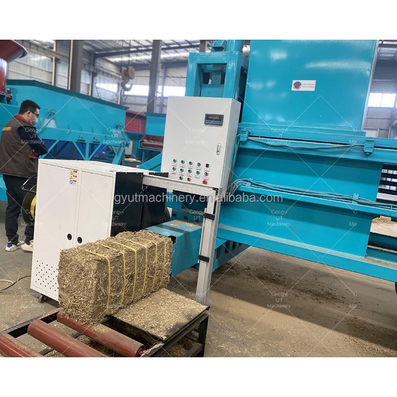 Hydraulic Air-Cooling Baler Machine for Straw Hays Silage Grass Balancing and Bagging