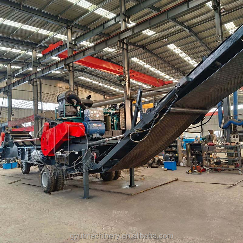 Powerful Wood Chipper for Processing Straw Grass and Wood Branches 3-5cm Wood Chips