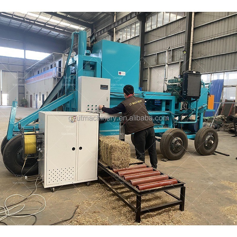 Open End Auto-Tie Baler for High Volume Alfalfa 1700 KG Bale Size 600*400*300 mm