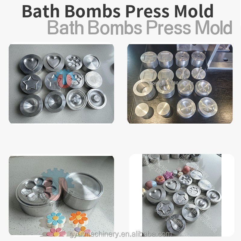 Auto Bath Bomb Press Machine for Making 2 Color Fizzy Bath Bombs in USA Market