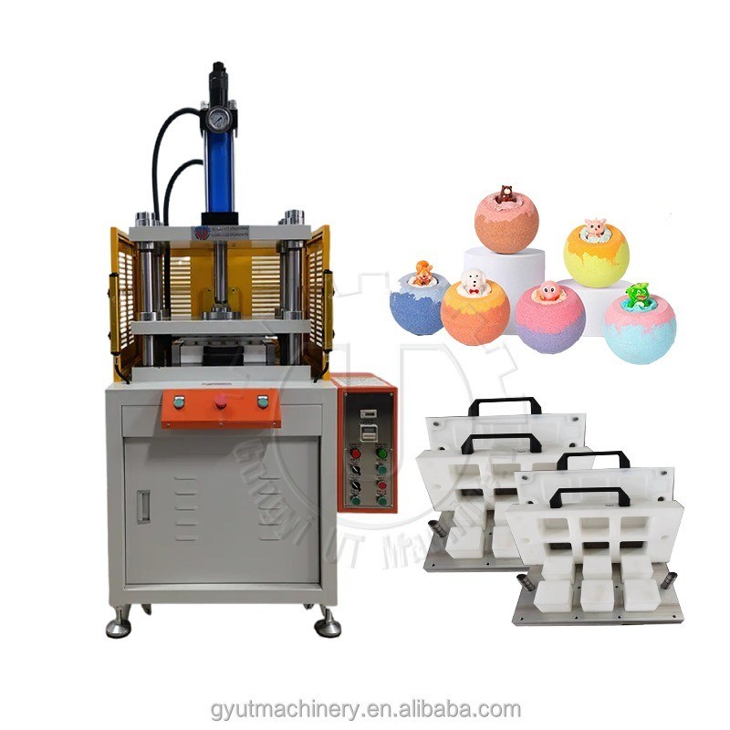 Manual Semi Auto Hydraulic Bath Bomb Press Mold Machine for Boming Bath Fizzes Salt