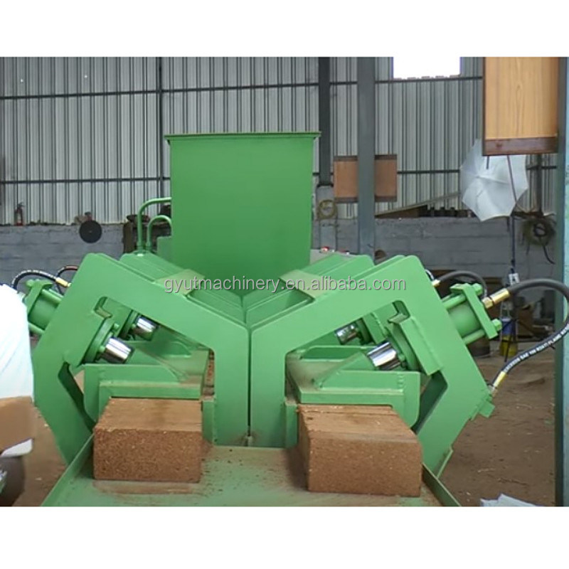 100 Bales/Hour Capacity Coco Coir Peat Block Baler Press Machine 5kg and 650g Weight