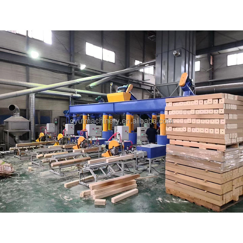 15kW Power European Wood Pallet Block Making Machine for Sawdust and Wood Shavings