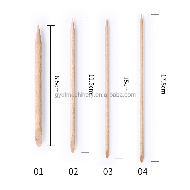 Finished Product Nail Stick Cuticle Pusher Remover for Manicure and Pedicure Nails