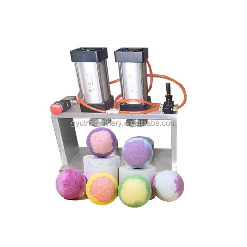 Mini Pneumatic 2 Press Fizzy Bath Bomb Machine Handmade Easy to Operate about 20kg