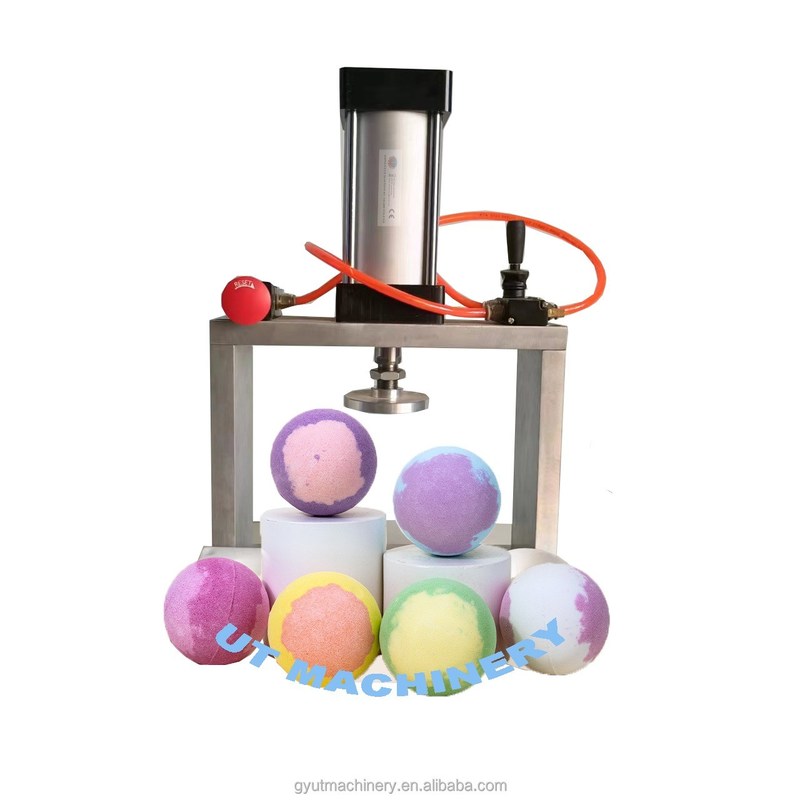 South Africa Bath Bomb Molds Aluminum Body Press Machine for Homemade Bath Ball Making