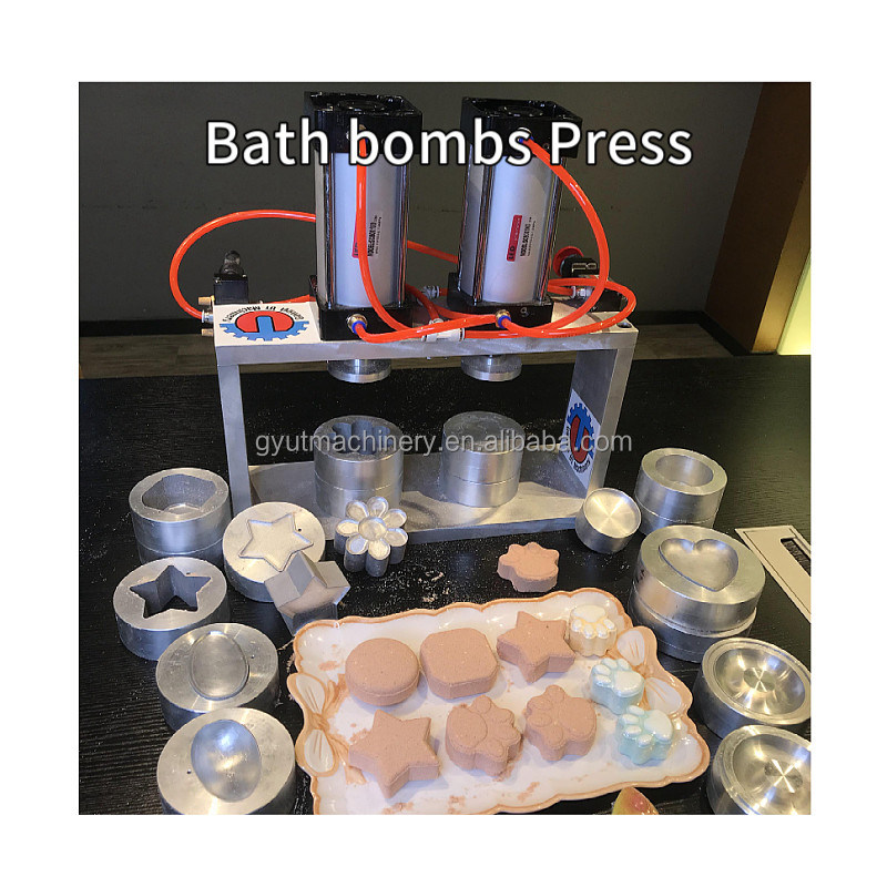 South Africa Bath Bomb Molds Aluminum Body Press Machine for Homemade Bath Ball Making