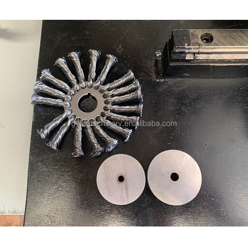 High Durability 2.2kw Steel Wire Twisted Brush Making Machine Line for 450mm Brushes