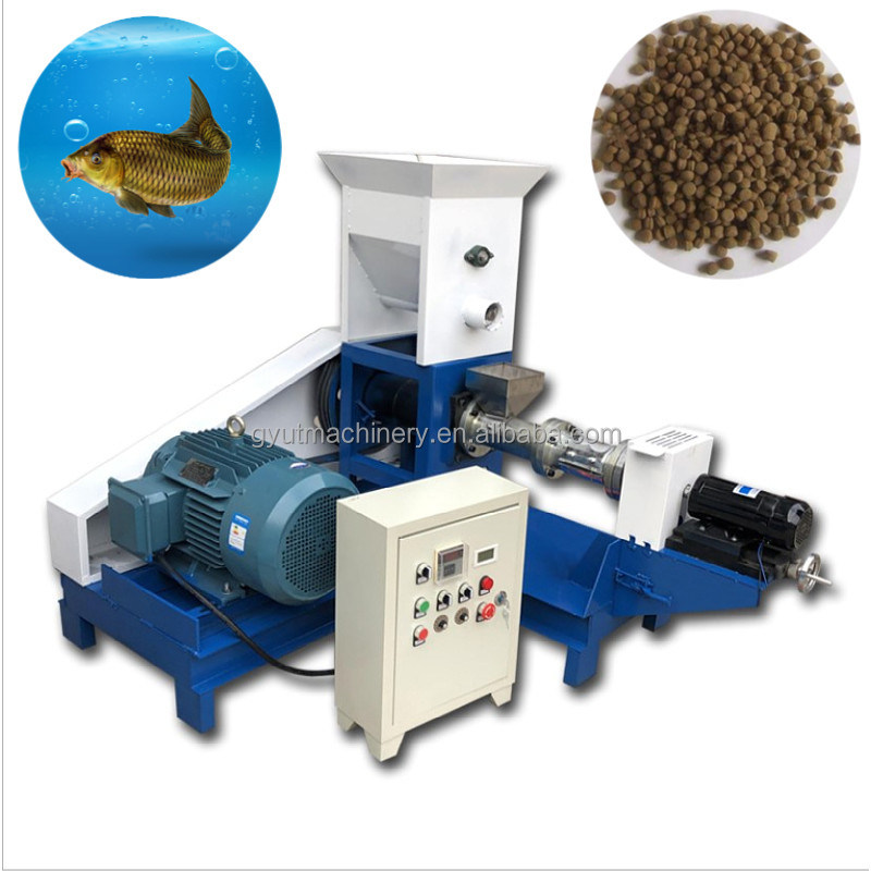 Automatic Work 400-500KG/H Commercial Floating Fish Feed Pellet Machine for Pet Feed