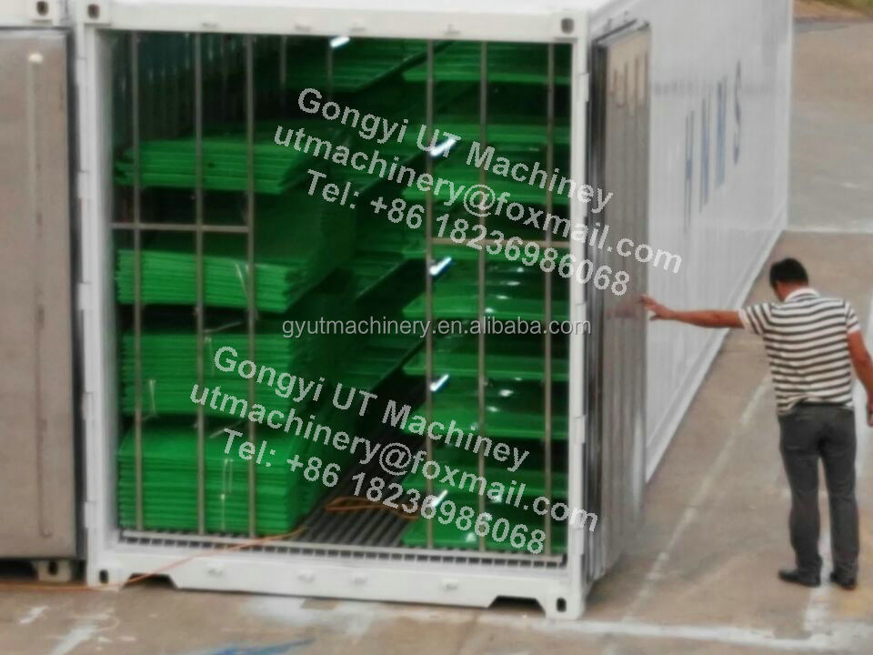 Container Type Wheat Seed and Barley Grass Sprouting Machine for Manufacturing Plant