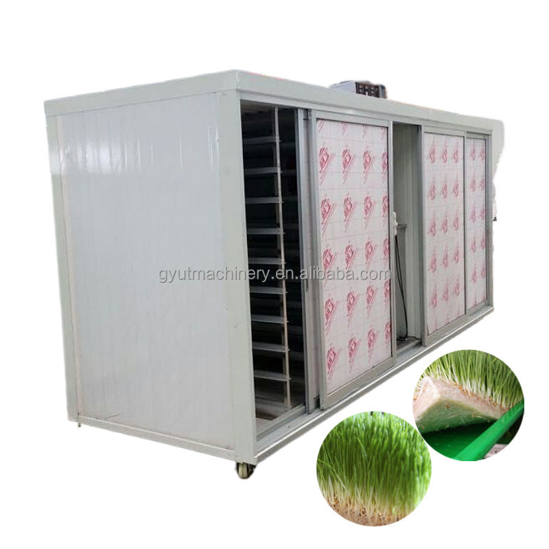 2400w Shipping Container Farm Produces Barley Maize Corn Sprouts for Poultry Feed