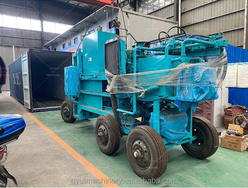 2100 KG Farms Wood Shavings Press Baler Machine for Alfalfa Silage Peat Moss Grass Leaf