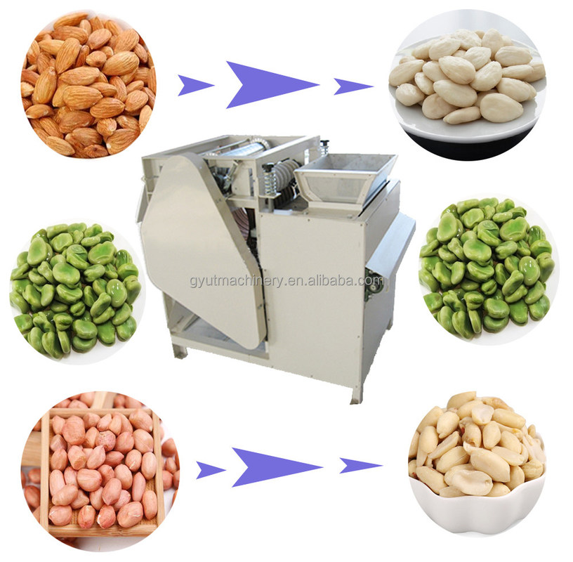 Discount Semi Automatic Cashew Nut Peeling Machine in Silver with 1000X800X770mm Size