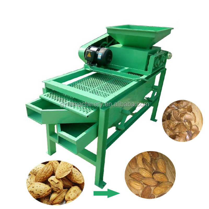 1.5KW Almond Huller Plant for Online Support Very Popular Almond Shell Broken Machine
